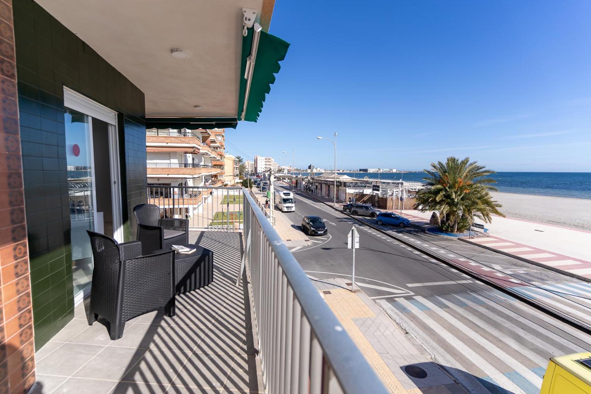 Rentafive Primera Linea Terraza Reformado Santa Pola Exterior photo